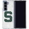 Michigan State University Spartans Mean Green S Galaxy Z Fold5 5G Clear Case