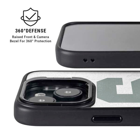 Michigan State University Spartans Mean Green S iPhone 13 Kickstand Case