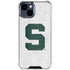 Michigan State University Spartans Mean Green S iPhone 15 Clear Case