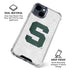 Michigan State University Spartans Mean Green S iPhone 15 Clear Case