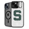 Michigan State University Spartans Mean Green S iPhone 15 Plus Kickstand Case