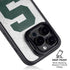 Michigan State University Spartans Mean Green S iPhone 15 Pro Max Kickstand Case
