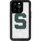 Michigan State University Spartans Mean Green S iPhone 15 Pro Waterproof Case