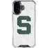 Michigan State University Spartans Mean Green S iPhone 16 Clear Case