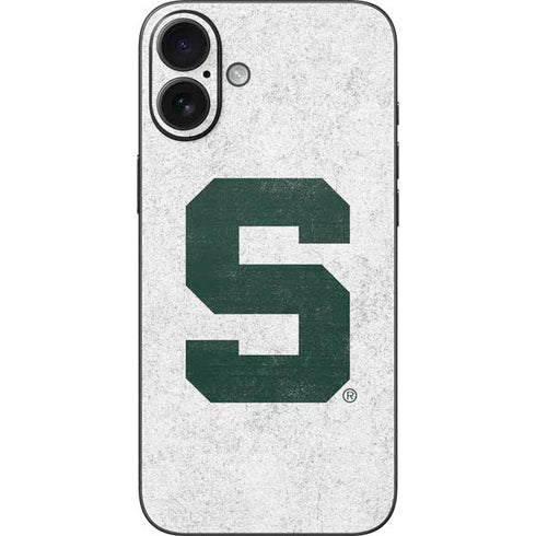Michigan State University Spartans Mean Green S iPhone 16 Plus Skin