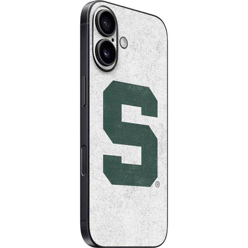 Michigan State University Spartans Mean Green S iPhone 16 Plus Skin