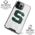 Michigan State University Spartans Mean Green S iPhone 16 Pro Max Clear Case