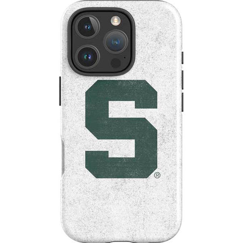 Michigan State University Spartans Mean Green S iPhone 16 Pro Max Impact Case