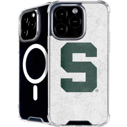 Michigan State University Spartans Mean Green S iPhone 16 Pro Max MagSafe Case