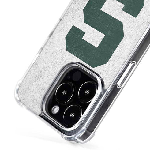 Michigan State University Spartans Mean Green S iPhone 16 Pro Max MagSafe Case