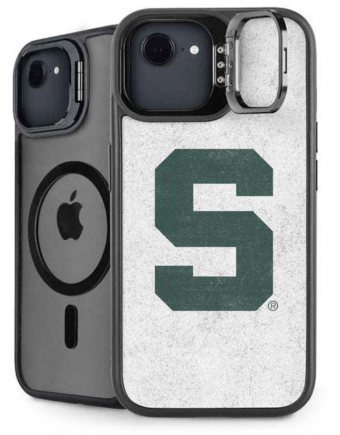 Michigan State University Spartans Mean Green S iPhone 16e Kickstand Case