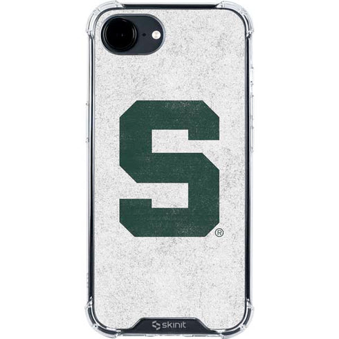 Michigan State University Spartans Mean Green S iPhone 16e Clear Case