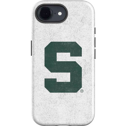 Michigan State University Spartans Mean Green S iPhone 16e Impact Case