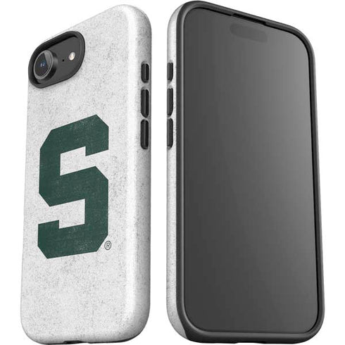 Michigan State University Spartans Mean Green S iPhone 16e Impact Case
