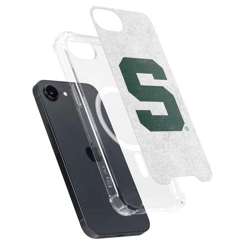 Michigan State University Spartans Mean Green S iPhone 16e MagSafe Case