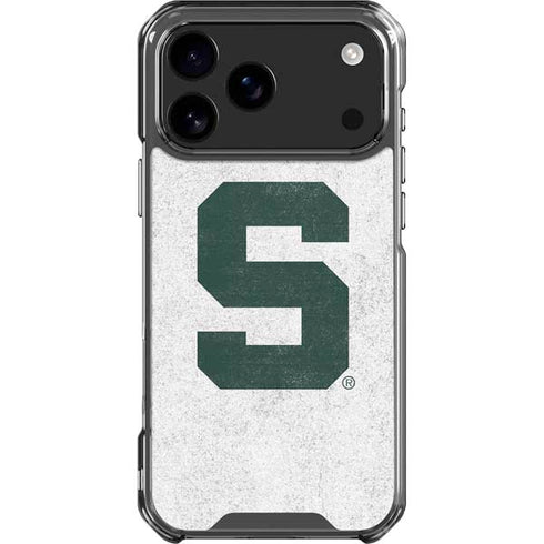 Michigan State University Spartans Mean Green S iPhone 18 Pro Max Clear Case