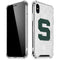 Michigan State University Spartans Mean Green S iPhone X/XS Clear Case