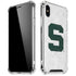 Michigan State University Spartans Mean Green S iPhone X/XS Clear Case