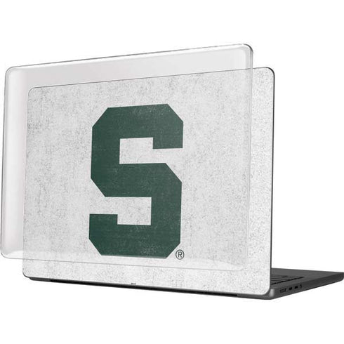 Michigan State University Spartans Mean Green S MacBook Pro 14in (2021-24) Case plus Skin