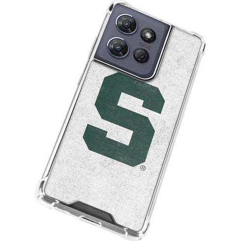 Michigan State University Spartans Mean Green S Moto G Play 5G (2025) Clear Case