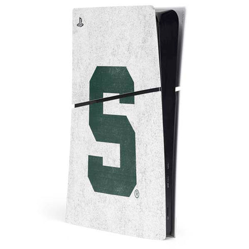Michigan State University Spartans Mean Green S PS5 Slim Digital Edition Console Skin