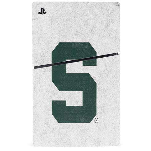 Michigan State University Spartans Mean Green S PS5 Slim Digital Edition Console Skin
