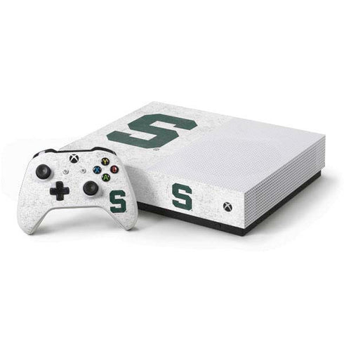 Michigan State University Spartans Mean Green S Xbox One S All-Digital Edition Bundle Skin