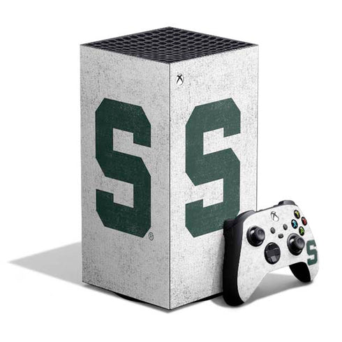 Michigan State University Spartans Mean Green S XBox Series X Digital Edition Bundle Skin