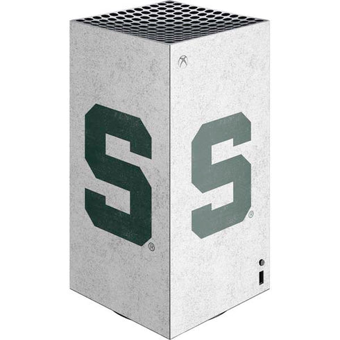 Michigan State University Spartans Mean Green S XBox Series X Digital Edition Console Skin
