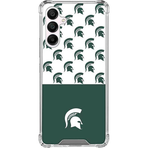 Michigan State University Spartans MSU Split Galaxy A16 5G Clear Case