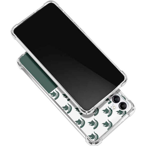 Michigan State University Spartans MSU Split Galaxy A16 5G Clear Case