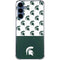 Michigan State University Spartans MSU Split Galaxy A35 5G Clear Case