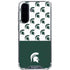 Michigan State University Spartans MSU Split Galaxy A36 5G Clear Case