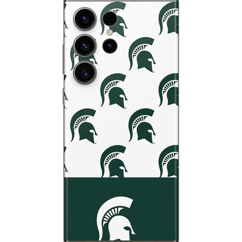 Michigan State University Spartans MSU Split Galaxy Skins