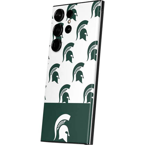 Michigan State University Spartans MSU Split Galaxy Skins