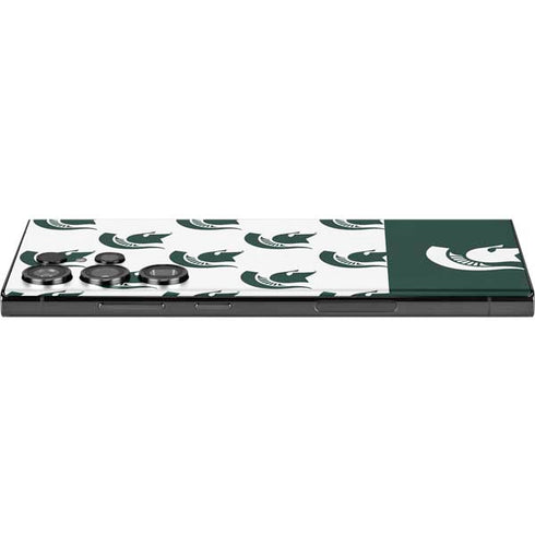 Michigan State University Spartans MSU Split Galaxy Skins