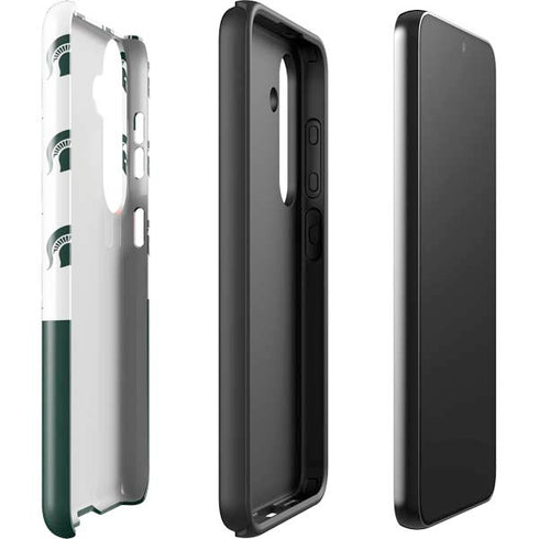 Michigan State University Spartans MSU Split Galaxy S25 Impact Case