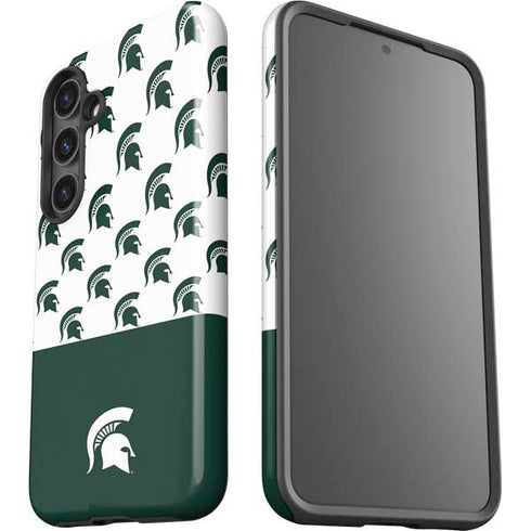 Michigan State University Spartans MSU Split Galaxy S25 Impact Case
