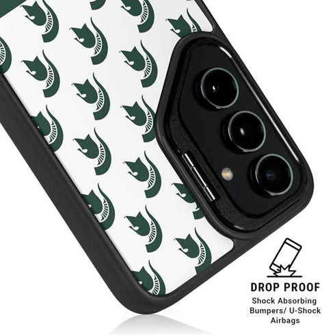Michigan State University Spartans MSU Split Galaxy S25 Kickstand Case