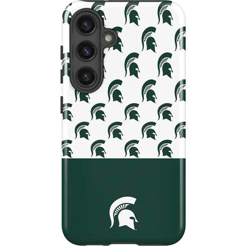 Michigan State University Spartans MSU Split Galaxy S25 Plus Impact Case