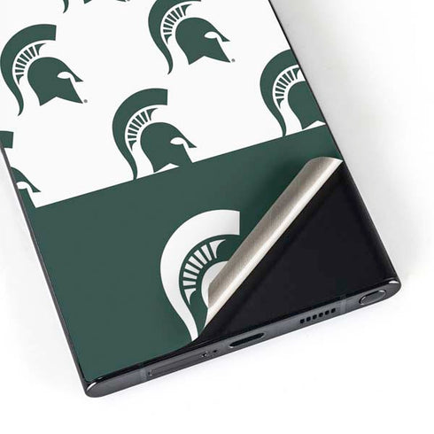 Michigan State University Spartans MSU Split Galaxy S25 Ultra Skin