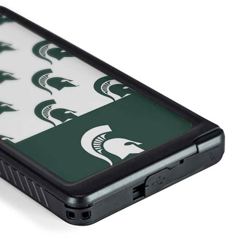 Michigan State University Spartans MSU Split Galaxy S24 Ultra Waterproof Case