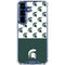 Michigan State University Spartans MSU Split Galaxy S25 Clear Case