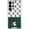 Michigan State University Spartans MSU Split Galaxy S25 Ultra Clear Case
