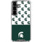 Michigan State University Spartans MSU Split Galaxy S26 Clear Case