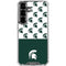 Michigan State University Spartans MSU Split Galaxy S26 Plus Clear Case