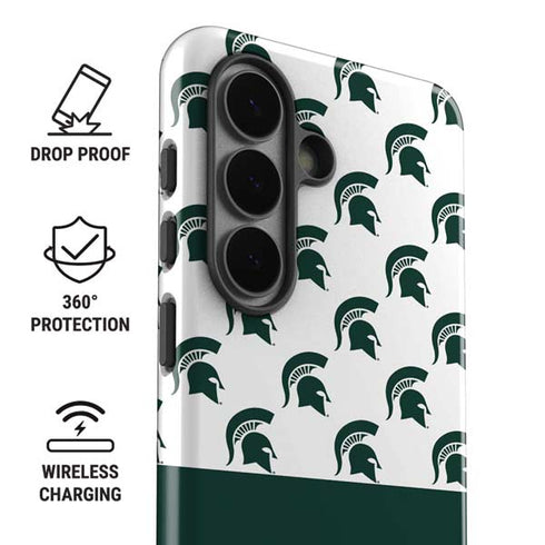 Michigan State University Spartans MSU Split Galaxy S26 Plus Impact Case