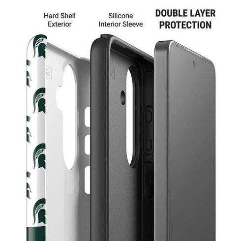 Michigan State University Spartans MSU Split Galaxy S26 Plus Impact Case