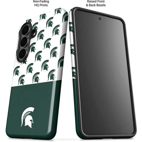 Michigan State University Spartans MSU Split Galaxy S26 Plus Impact Case