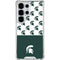 Michigan State University Spartans MSU Split Galaxy S26 Ultra Clear Case